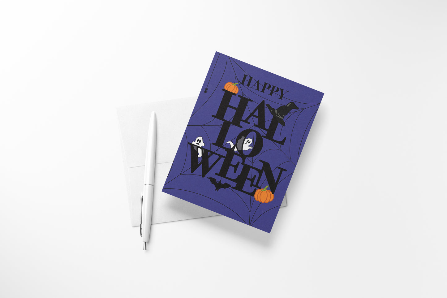 Happy Halloween Greeting Card | Ghosts & Pumpkins