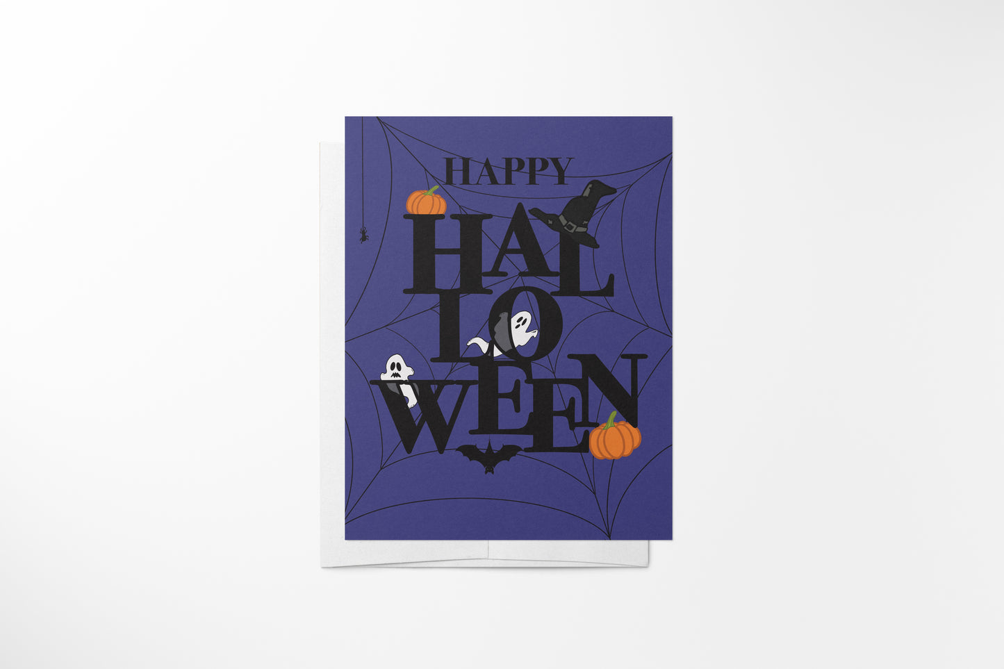 Happy Halloween Greeting Card | Ghosts & Pumpkins
